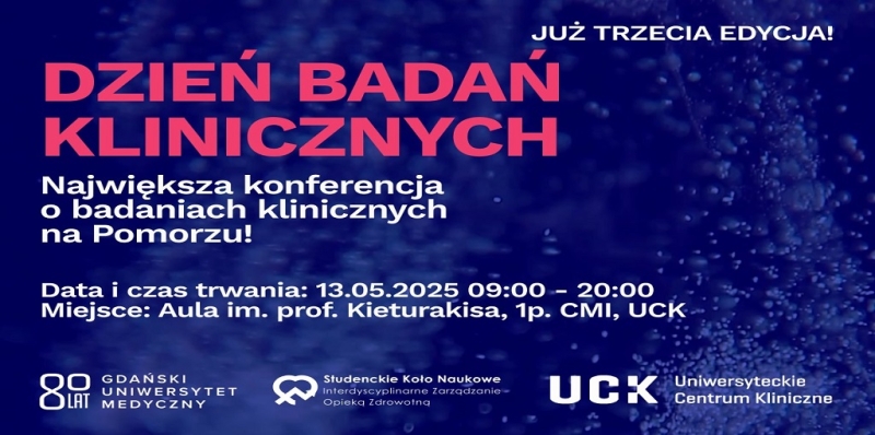 III Dzień Badań Klinicznych już 13 maja
